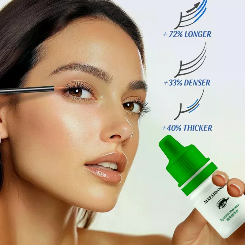 Suero de crecimiento rápido de cejas, producto antipérdida para el crecimiento del cabello de pestañas, previene la calvicie, maquillaje de cejas alargado más grueso y completo