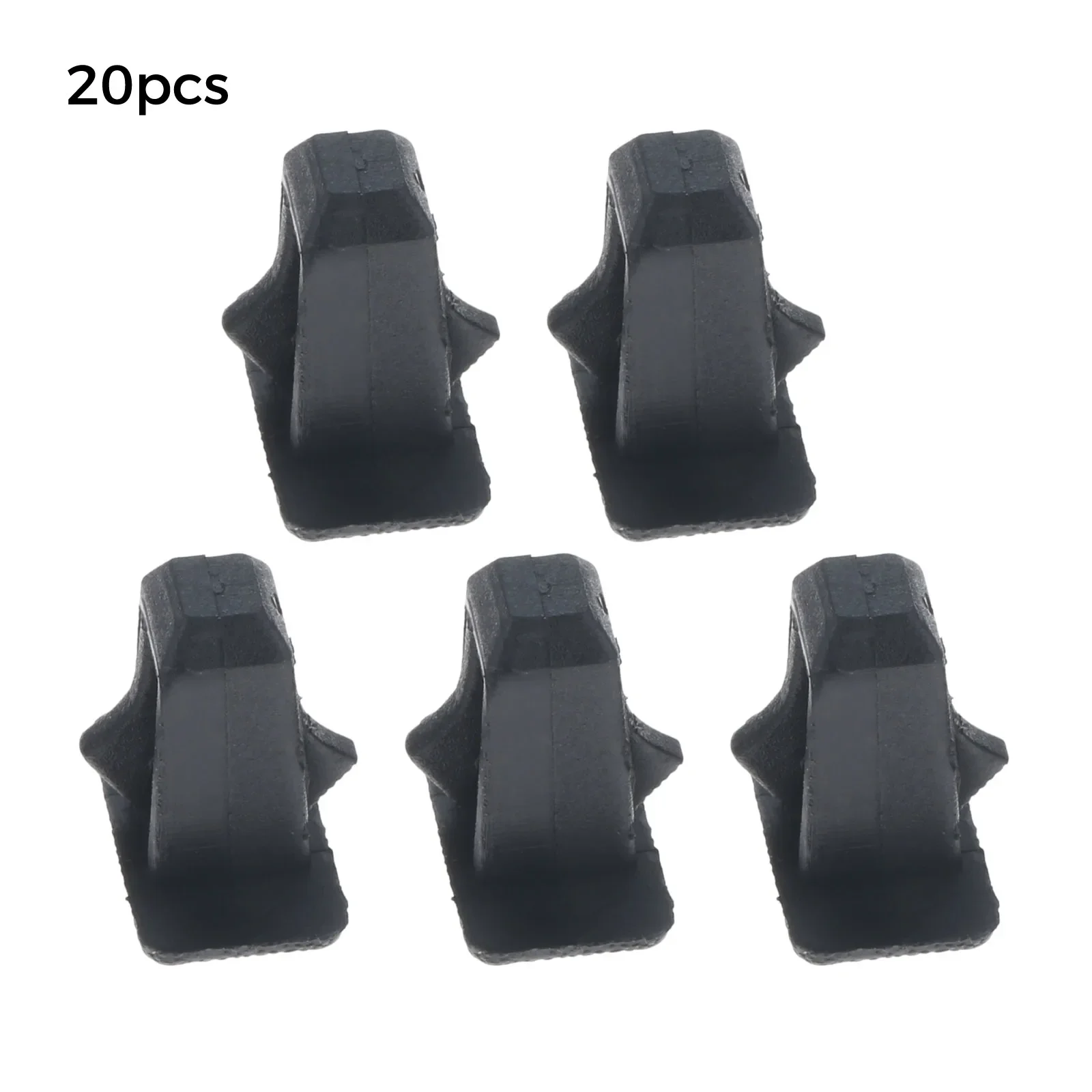 20Pcs Rocker Panel Clips for Chrysler Jeep Grand Cherokee 1999-On Replaces 5FR56DX9 Black Nylon Clip