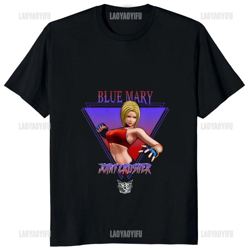 King of Fighters XV Graphic Kawaii Kula Diamond Printed Waifu Tshirt Streetwear Otaku T Shirt Fighting Technology Game Male Tees