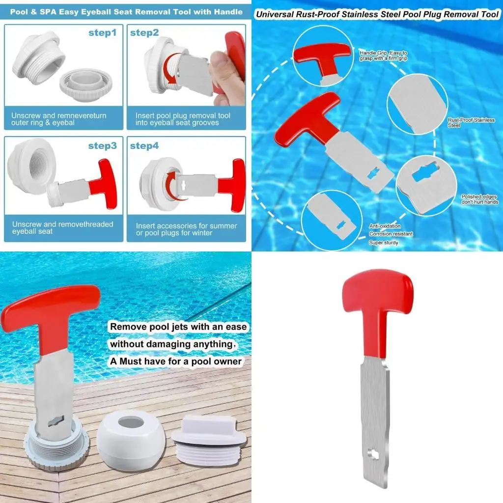 

31BC Metal Spa Nozzle Remover Extractor for Convenient Storage and Use Easy Handling