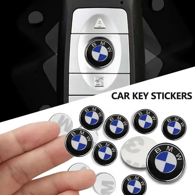 11/14mm Aluminum Car Remote Key Sticker Emblem Auto Accessories For BMW Performance F30 F10 E90 F20 E46 E60 E70 E39 E36 E87 E92