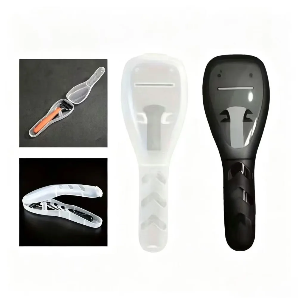 Transparent Razor Case for Travel, Portable Shaver Storage Box