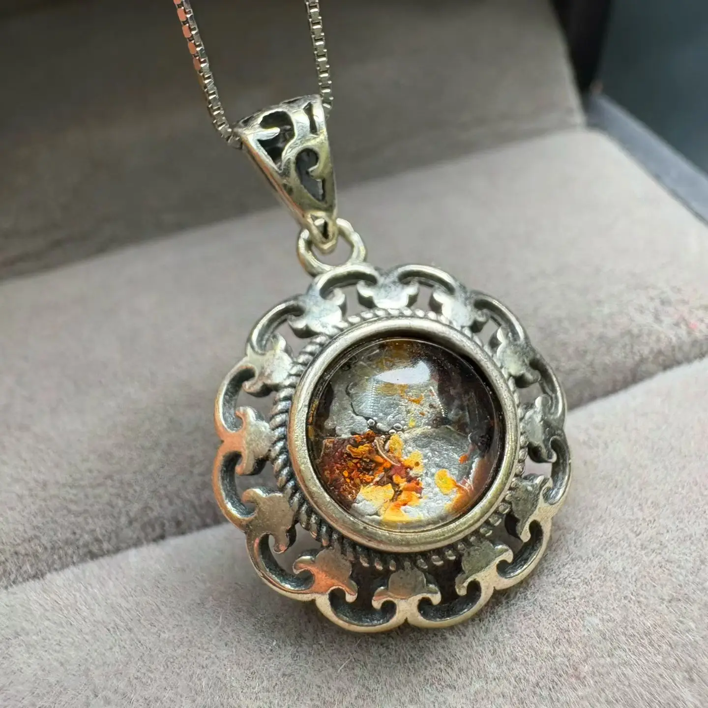 

1 Pc Brenham Pendant Round Shape 925 Sterling Silver Jewelry Gift For Women Men