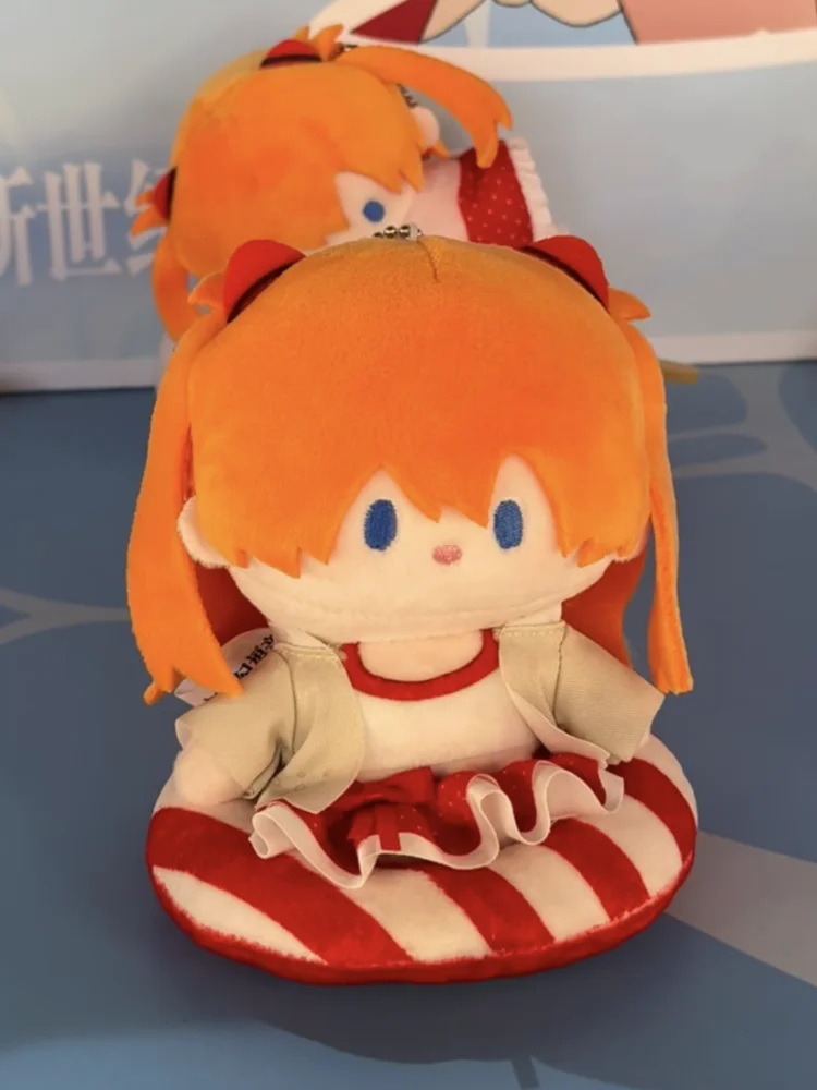 Bilibili Goods Neon Genesis Evangelion Sea Breeze Series Mini Plush Doll Pendant Authentic Mini Coin Purse Anime Fans Collection