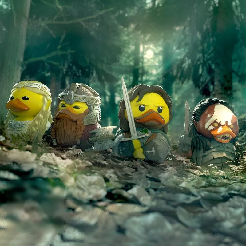 العمل الفني الحديث سام وايز جولوم ألفين جيمل غالادرييل المطاط بطة التماثيل داخلي الراتنج الحلي الزخرفية الإبداعية