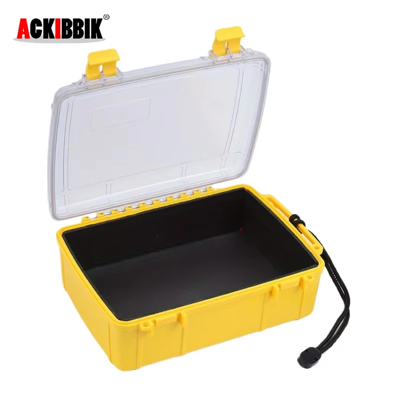 

Ackibbik 1pc Waterproof Tackle Dry Box Waterproof Container Dry Box Waterproof for Boat Kayak Water Proof Box