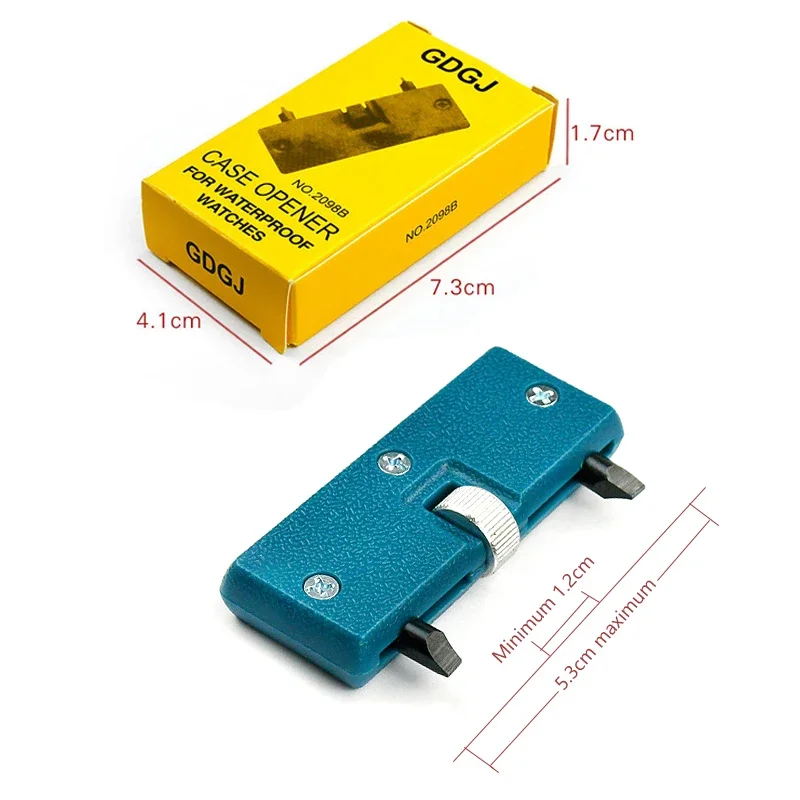 1PCs Einstellbare Uhr Opener Zurück Fall Werkzeug Presse Näher Entferner Schlüssel Schraube Schlüssel Reparatur Kits Werkzeuge Uhr Batterie Entferner