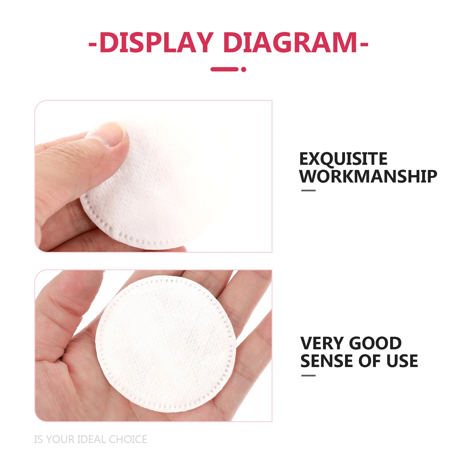 200 個ラウンドメイク落としパッド再利用可能なソフトクリーニングパフフェイシャルクレンジングツール敏感肌リムーバー