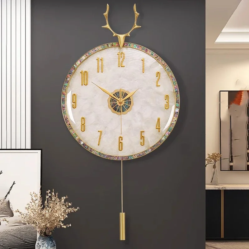 

Nordic Luxury Wall Clock Modern Design Decoration Mechanism Clocks Wall Home Decor Decoracion Salon Casa Home Furniture