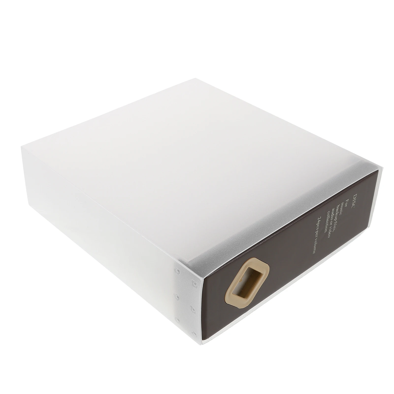 

CD DVD Storage Box 24 Discs Organizer Case Plastic Pouch Holders Portable Travel Bags Protective Empty Cases Holder