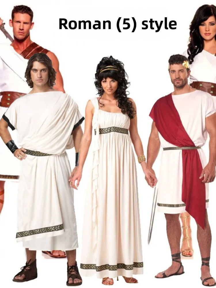 

Хэллоуин древние римские гладиаторы король королева принц Афина королева маскарадный бал костюм женская традиционная сценическая одежда