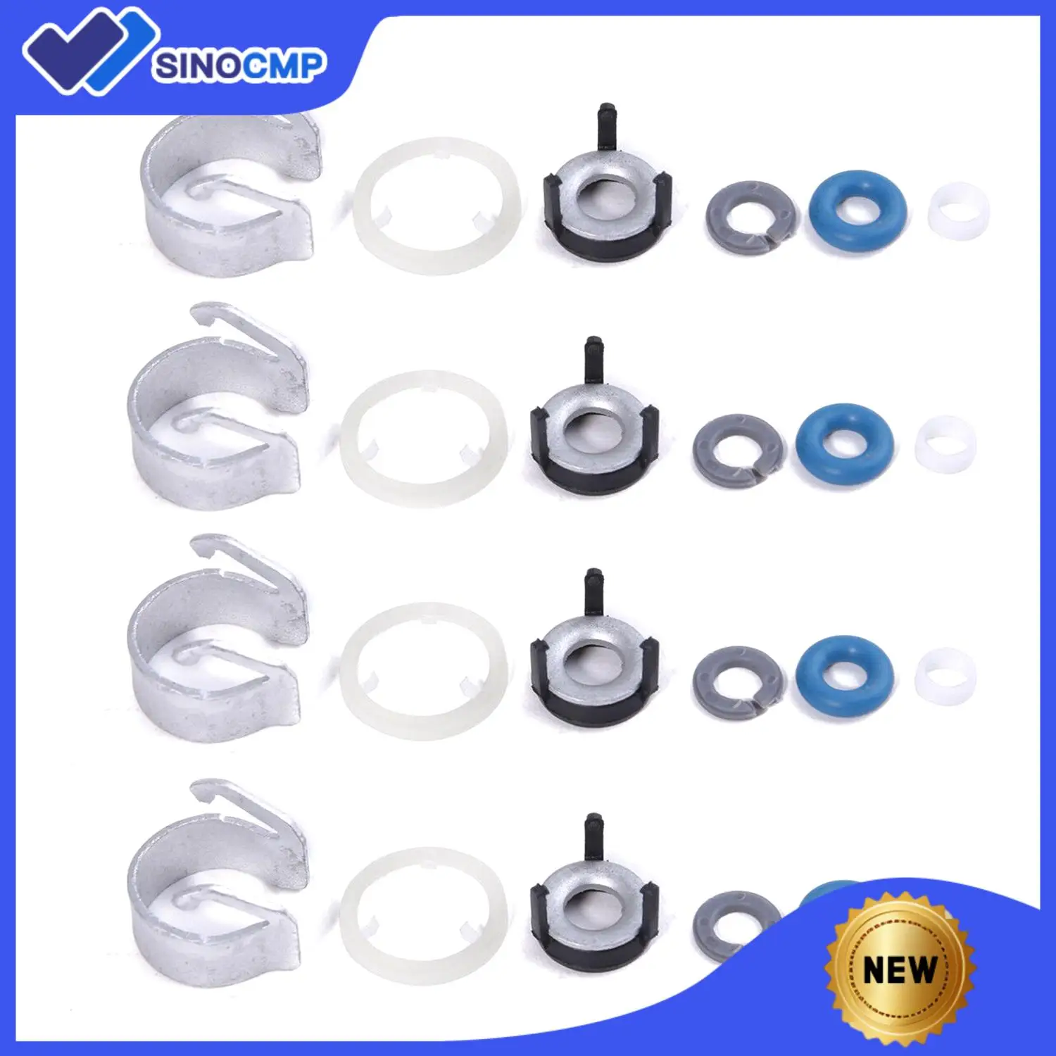 

Ремкомплект уплотнений топливной форсунки 4 шт. для моделей Audi VW, включая A3 8V1 8VK 1.8 TFSI A4 B8 1.8T 2.0T Q5 2.0T Quattro Jetta 2.0T