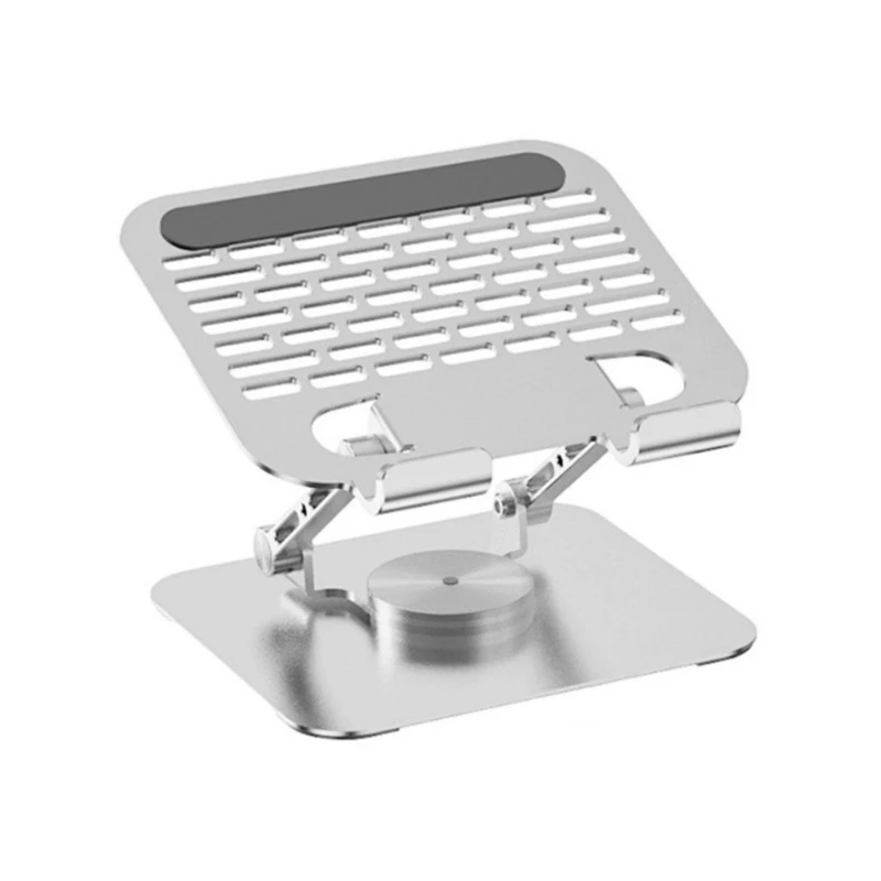 587B Tablet Stand Bracket Desk Adjustable Tablet Bracket Foldable 360 Degree Rotatable Desktop Laptop Bracket for Laptop