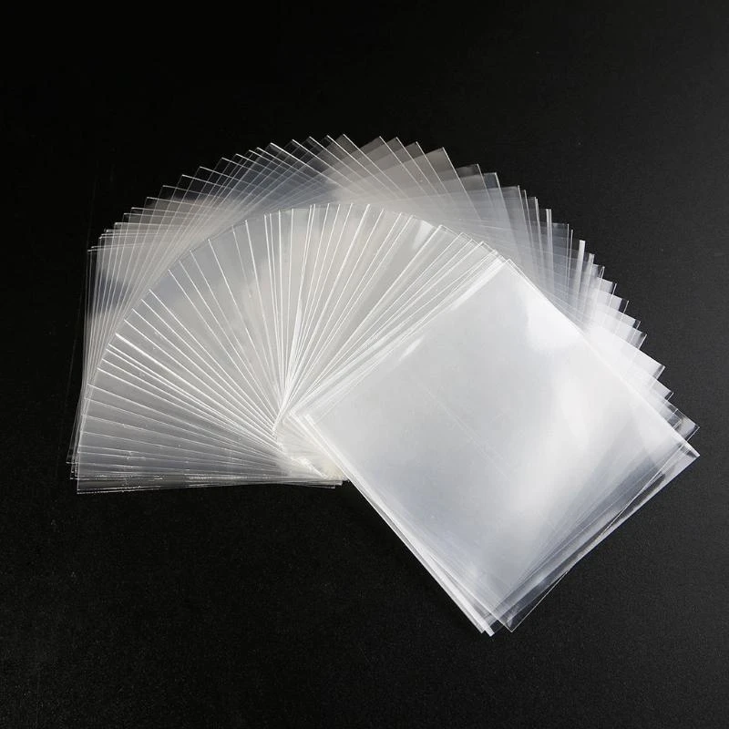 100 Sleeves/Clear Standard Size Board Game Trading Card Sleeves Deck Protector For Baseball Diamond Grade