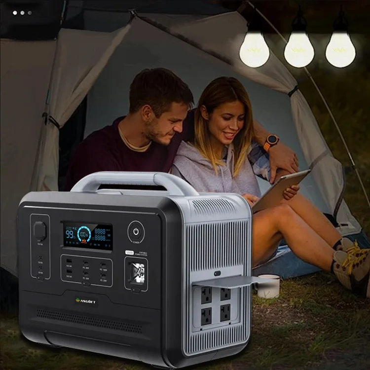 High Capacity Outdoor Camping Portable Energy Storage Power 1200W Solar Generator Station