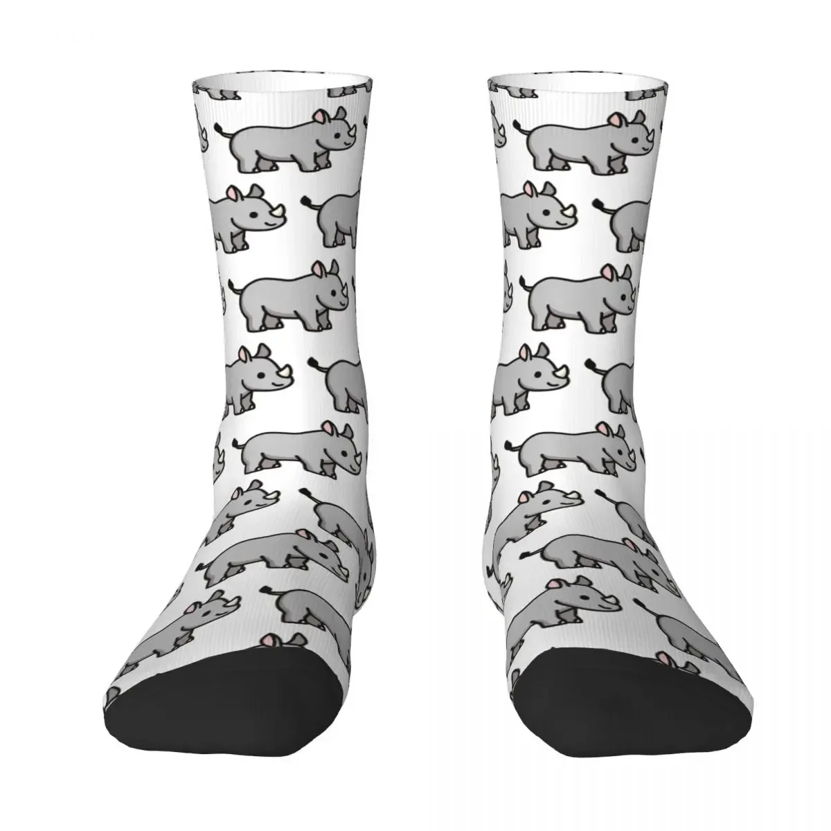 Rhino Socks Harajuku Super Soft Stockings All Season Long Socks Accessories for Unisex Gifts