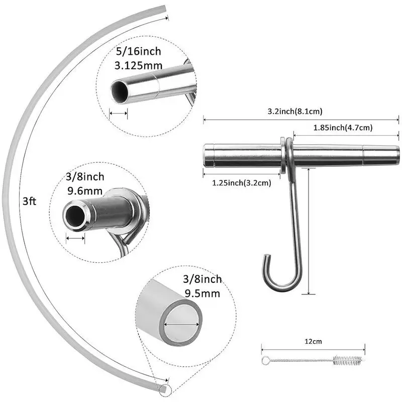 Maple Syrup Tapping Kit Stainless Steel Efficient Maple Syrup Filter Safe Energy-Saving Maple Syrup Supplies Maple Syrup Taps