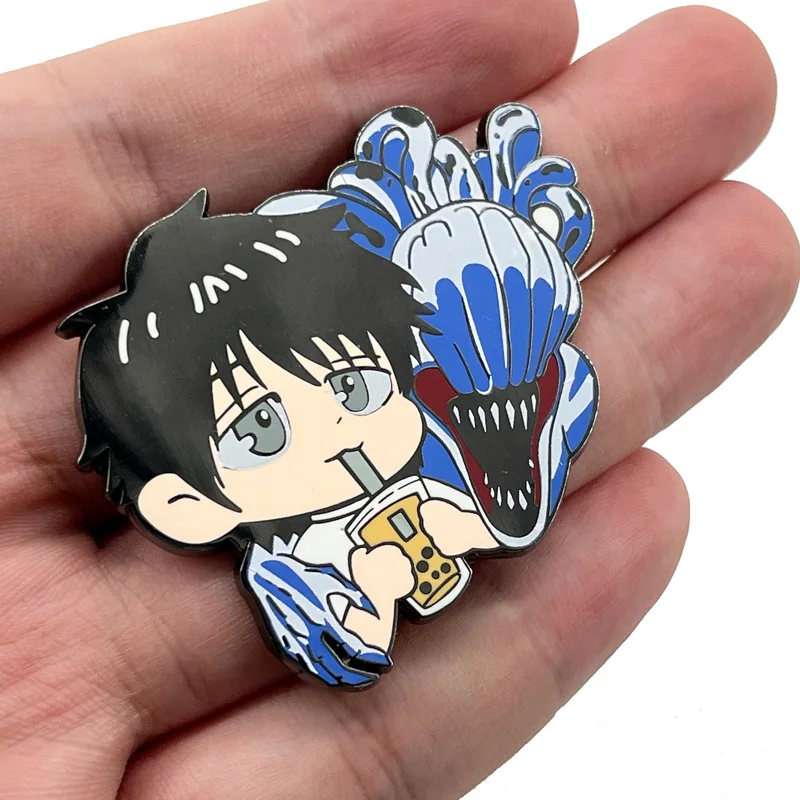 Эмалированные булавки Okkotsu Yuta, металлические значки в стиле аниме Jujutsu Kaisen, манга, броши для рюкзака, сумки, одежды, лацкан ACG, игрушки для косплея, подарки Эмалированные булавки Okkotsu Yuta, металлические значки в стиле аниме Jujutsu Kaisen, манга, броши для рюкзака, сумки, одежды, лацкан ACG, игрушки для косплея, подарки