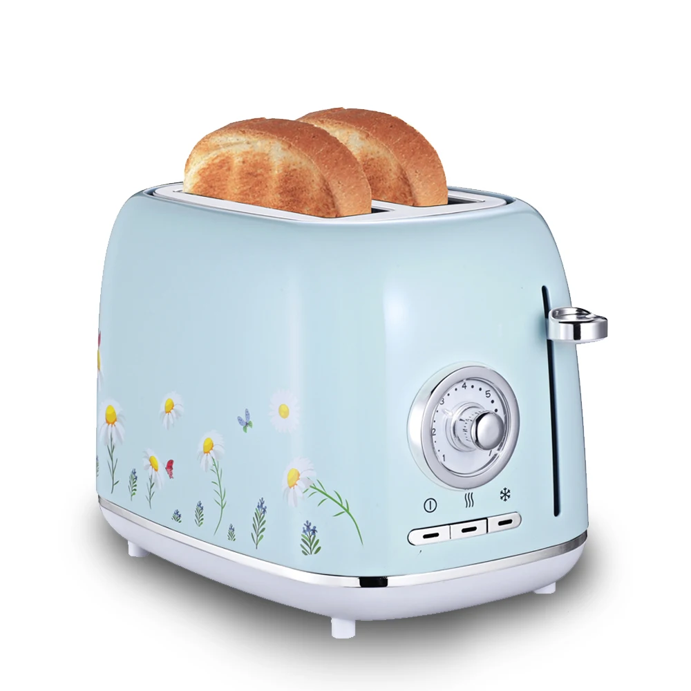 Custom Logo Toaster Electric Pink Toaster Oven Toaster Skd and   Supplier