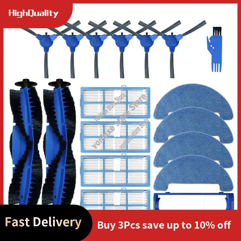 

Для Bagotte Bg600max/Bagotte BG700/Bagotte BG800 Детали робота-пылесоса Основная боковая щетка Hepa-фильтр Швабра Rag-Hot