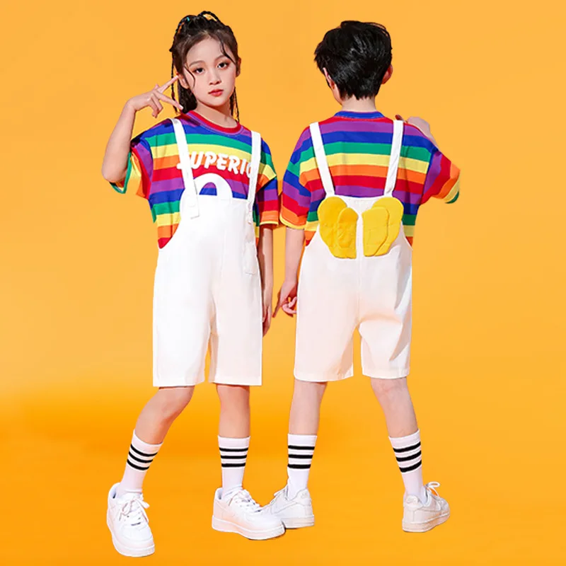 Children's cheerleading performance uniforms, elementary school choir uniforms, kindergarten uniforms