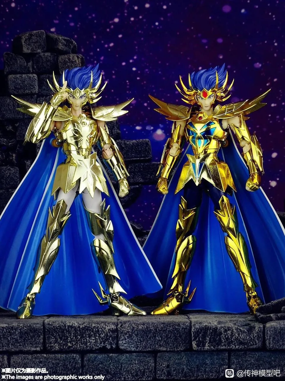 CS Newest Anime Saint Seiya / myth cloth Chuanshen Cancer Dethmask Myth EX 24K Oce Gold Saint Metal Action Figure