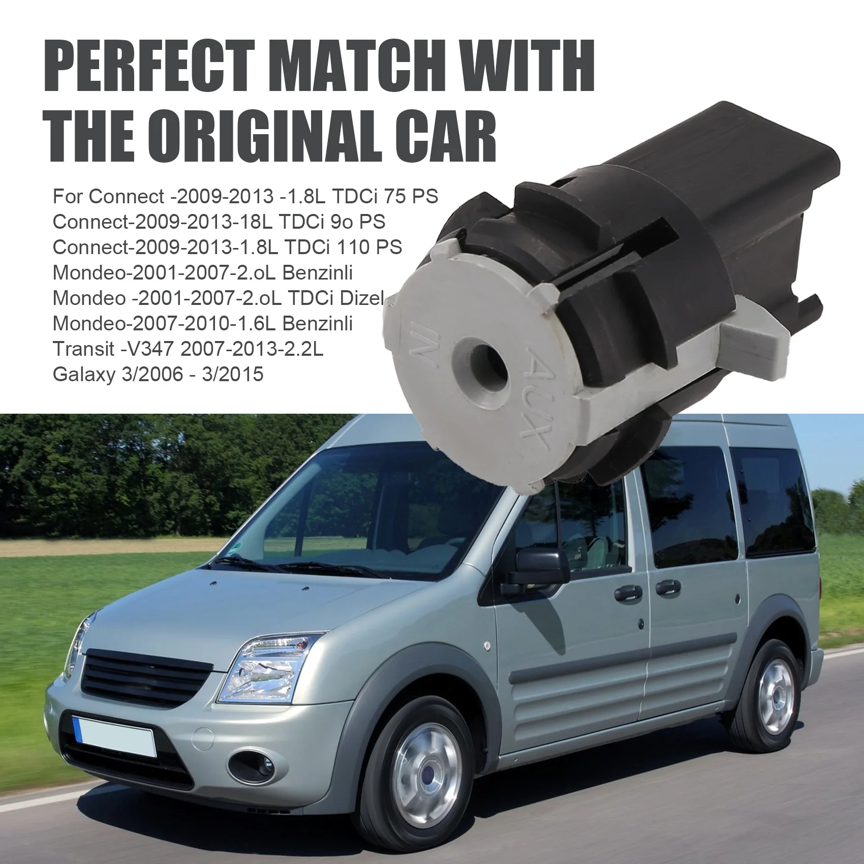 Highly Recommended Car AUX-In Port 3.5 Mm Jack Port Audio Aux Socket 3S7T-19A164AB 1310208 For Ford Focus S-Max Galaxy Transit M