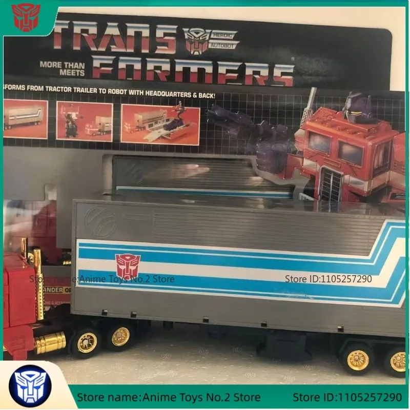 Transformerende speelgoedrobot Movie Studio-serie G1 KO Golden Optimus Prime Actiepop Verjaardagscadeau Model Collectible Originele doos