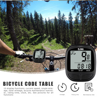 SUNDING Cycling Equipment Bike Waterproof Computer LCD Display Bicycle Odometer