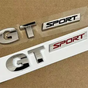 GT Sport GTSPORT Biểu tượng 3D, Chrome ABS, Bạc, Đen, Đỏ, Tự chế tạo, Cực, Passat, Golf 5, MK5, 1X 6 Golf Sales Golf chính - 3