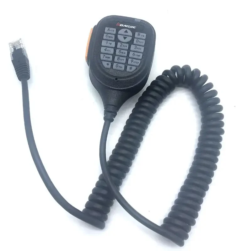 

Original Bj-218 BJ-318 Microphone PTT Mic Seapker for BAOJIE BJ218 BJ318 Compatible Zastone Z218 Mobile Car Radio Walkie Talkie