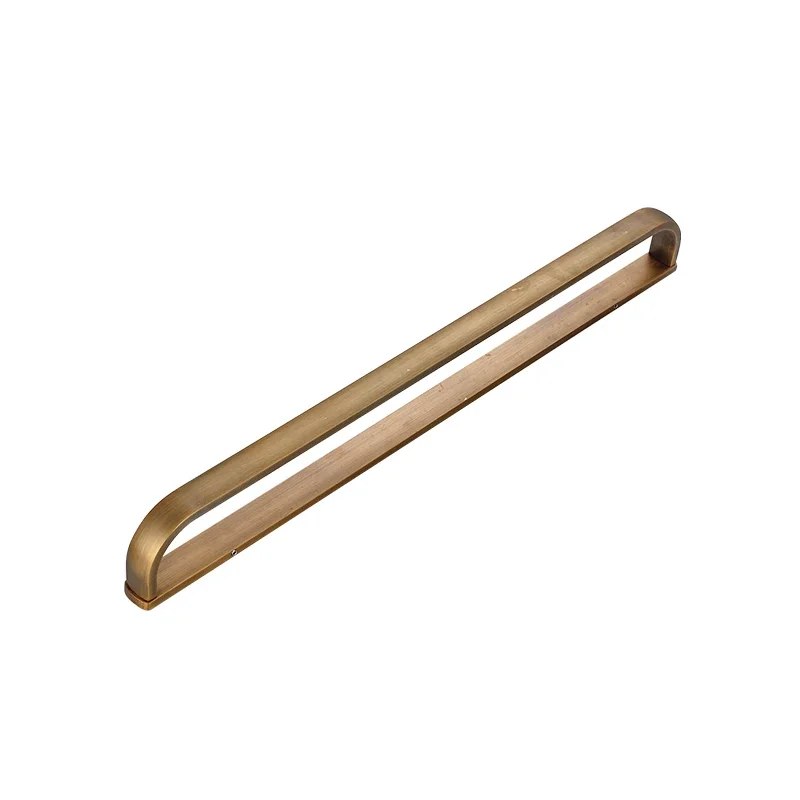 MADICA 9.5*4*61cm Single Towel Bars For Shower Room Towel Rack Vintage Brass Toallero Metal Nail Bronze Towel Rack Hanger