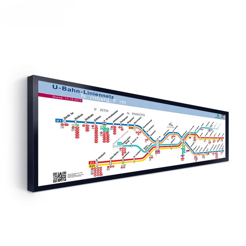 

Digital Shelf Edge Advertising Screen Lcd Stretched Bar Monitor Screen Display Digital Signage