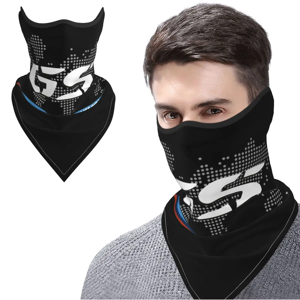 GS Motor Racing Neck Gaiter Cooling Balaclavas for Outdoor Activities Sun Protection motorcycle Headwrap Scarf Quick-Drying