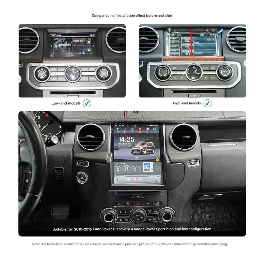 Android Car Radio For Land Rover Discovery 4 LR4 2009-2016 Screen Car GPS Navigation Stereo Multimedia Video Player Carplay 4G