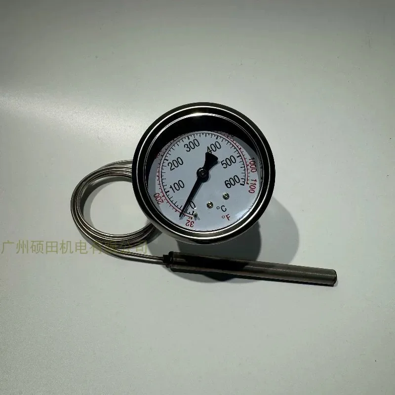 Pizza Oven 304 Stainless Steel Thermometer Pointer Temperature Display Metal Plate Thermometer High Temperature Resistance