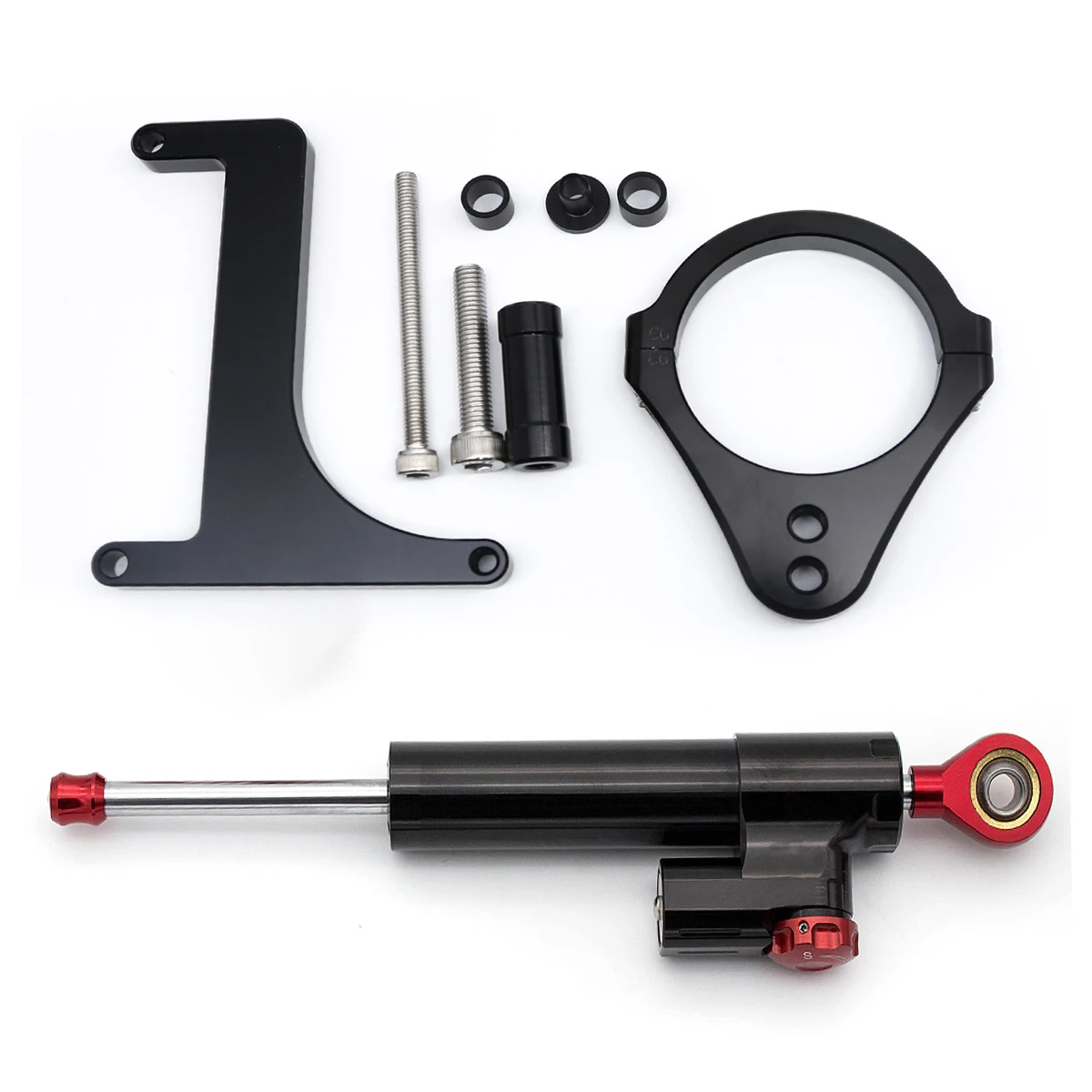 

CNC Aluminum Stabilizer Steering Damper Mounting Kit Bracket Set Fit For Inokim OX Sub13 Electric Scooter Accessories