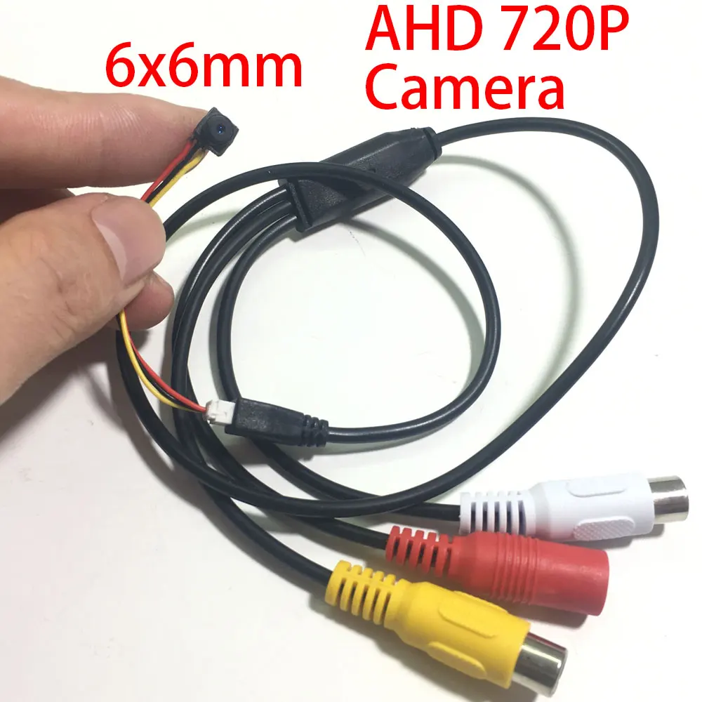 Super Small Mini AHD 720P Camera CMOS Color CCTV Lens Size 6x6mm  for HD AHD Mini DVR System