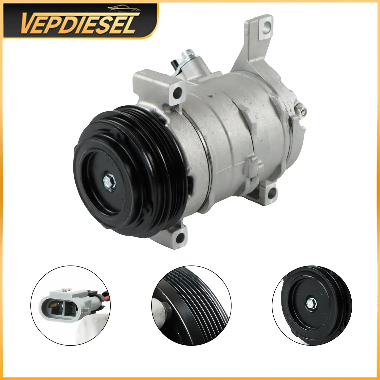 A/C AC Compressor For 2001-2009 GMC YUKON 6.0L 5.3L 4.8L CO29002C 25891791 25940199 25940200 89024907 20784066 4710315 4710316