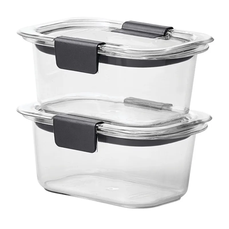 

newContainer, Set of 2(4 pack) 1.3 Cup Stain-Proof Food Storage