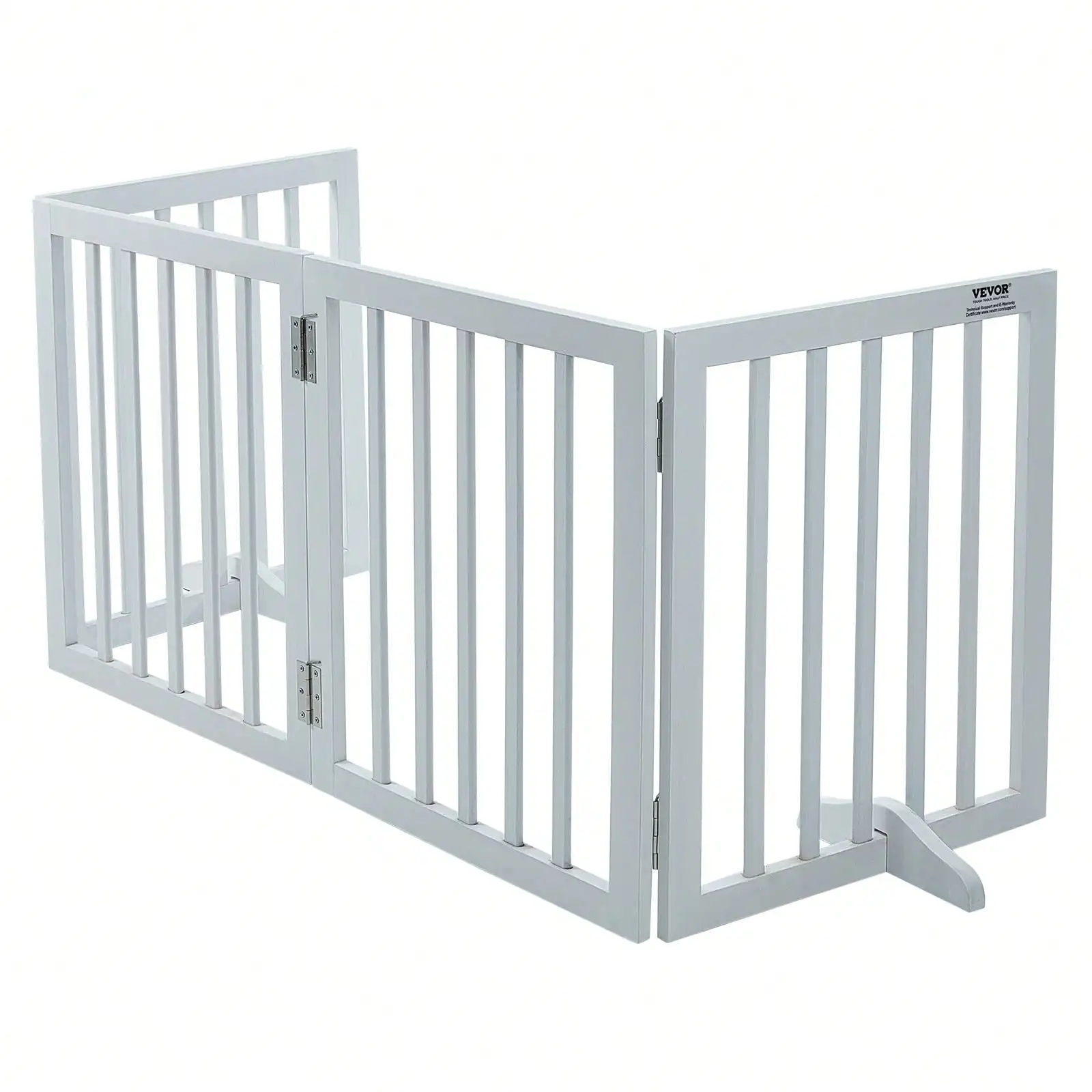 

24"H X 80.3"W, 32"H X 96.5"W, 24"H X 60"W, 3- Or 4-Panel Folding Dog Gate For Various Openings, Expandab
