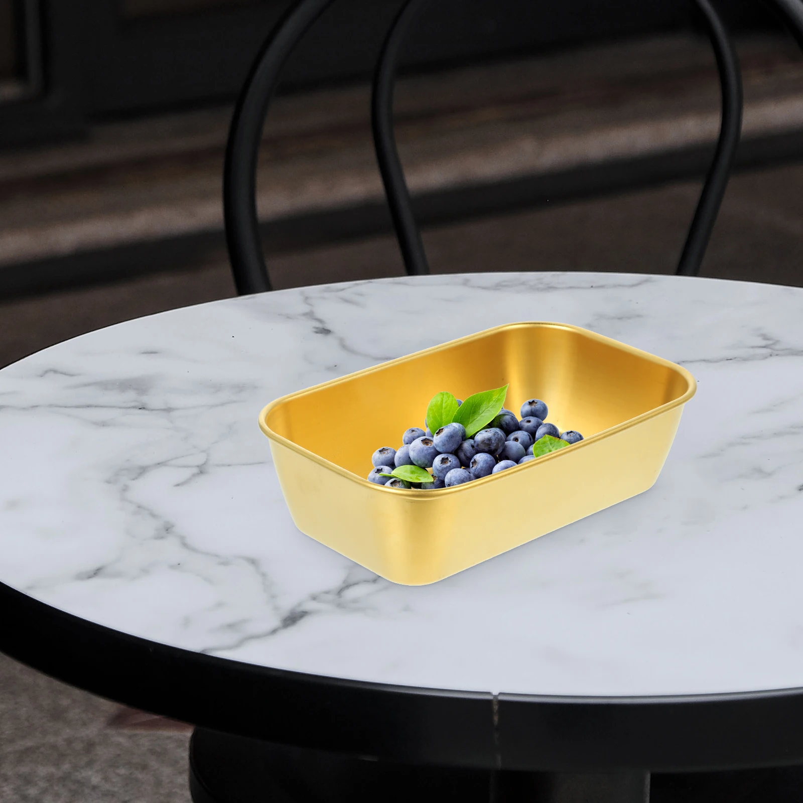 

Snack Plate Fried Chicken Basket Salad Serving Bowl Kitchen Tableware Dessert Container Food Stainless Steel Large