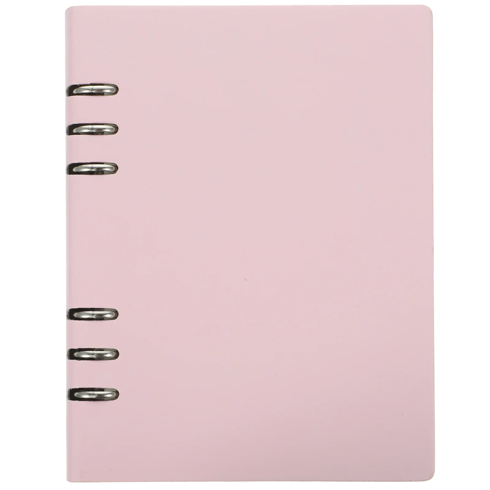 A5 Binder A4 แหวน Notepad รายเดือนตรง Grain Thicken Notebook ตาราง Pink Taking Man