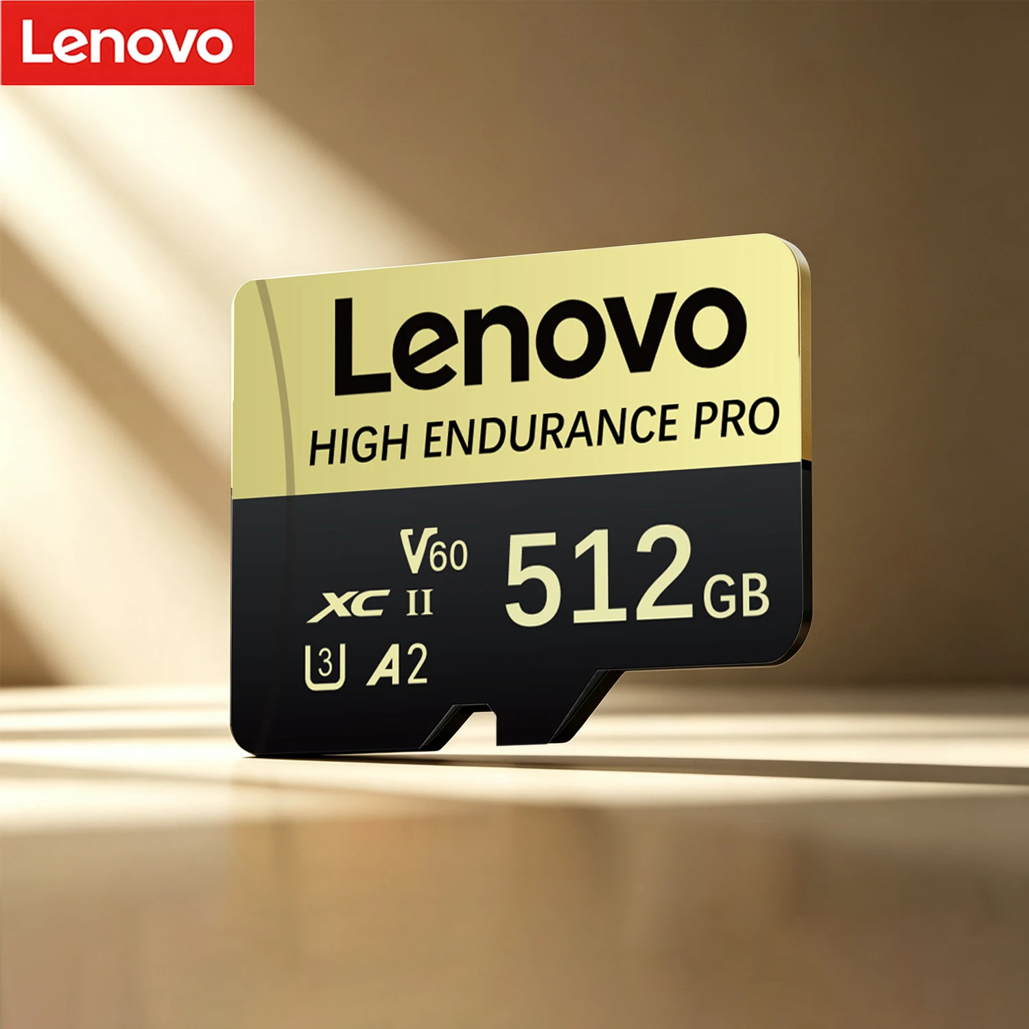 Lenovo SD Card 512GB Stable Performance High Speed Memory Card UHS-II U3 V60 Flash Micro SD Card For Camera/Gaming/Phone