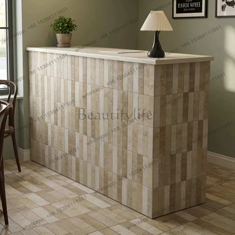 YJ Modern Beauty Reception Desks Custom Business Restaurant Luxury Reception Desk Specialty Workstations Tavolo Reception Furnit