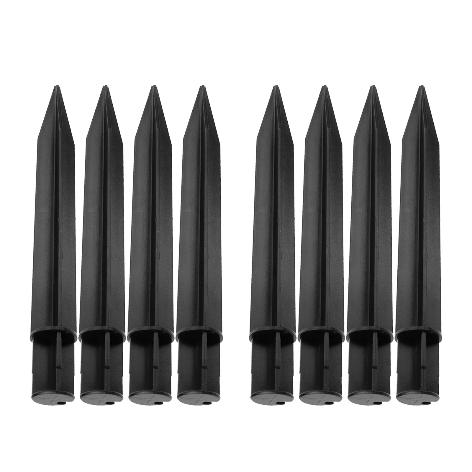 

8Pcs Landscape Spike Light Sturdy Composite Construction Easy Assemble Garden Patio Solar Lighting Stake Ground Spikes