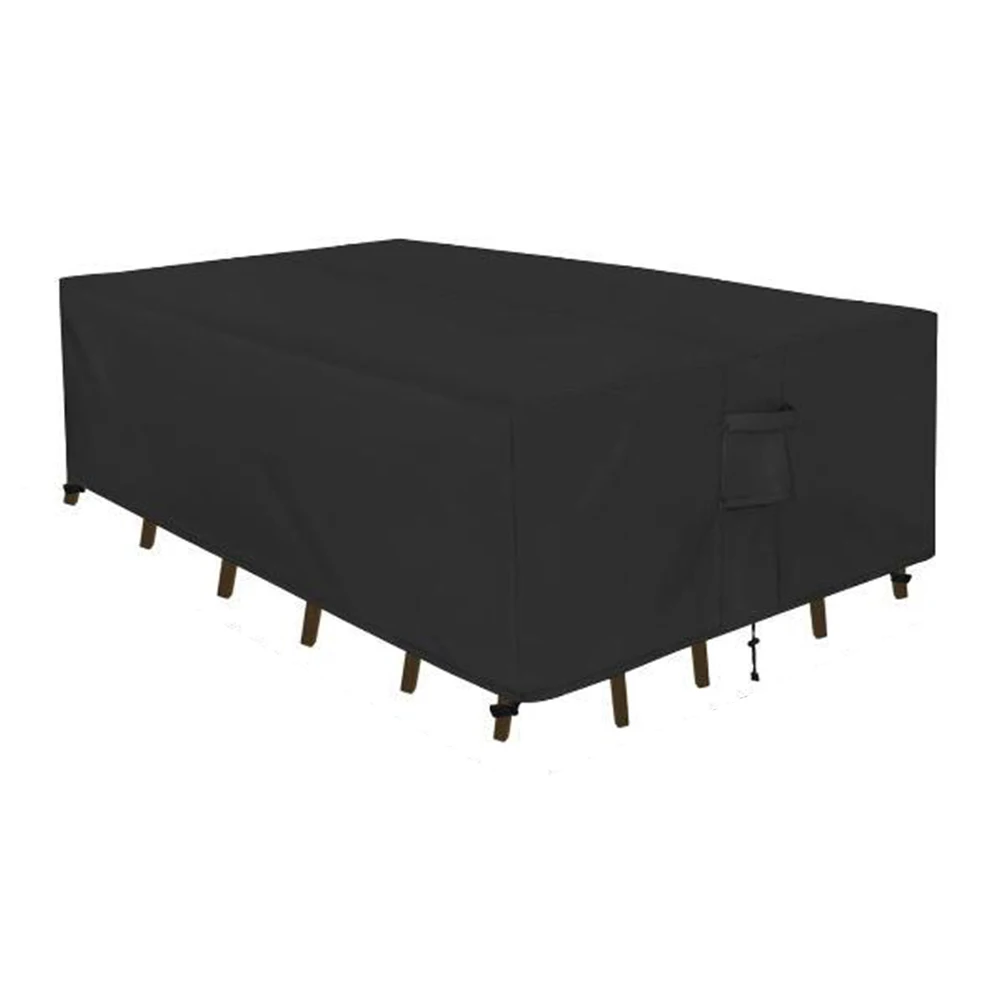 For Sectional Outdoor Couch Cover Featuring Heavy-Duty Weather Protection Against Rain UV Radiation Dust and Blowing Wind