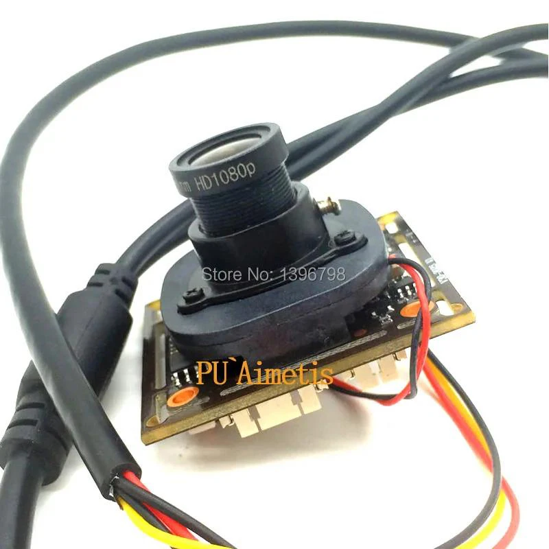 PU`Aimetis 2MP 1920*1080 AHD CCTV 1080P وحدة كاميرا للرؤية الليلية 1/2.7 2000TVL 2.8 مللي متر زاوية واسعة 120 درجة كاميرا مراقبة