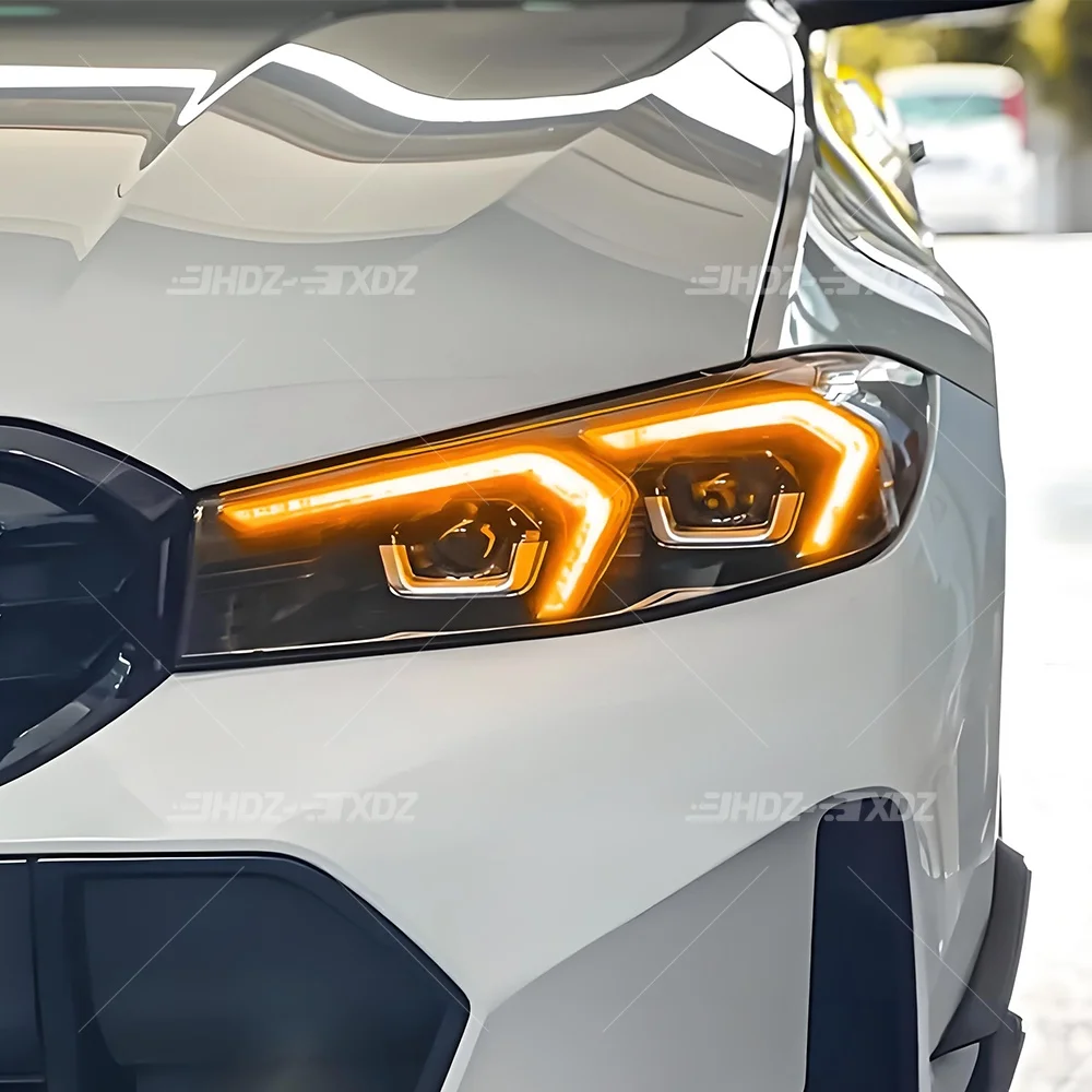 جديد DRL مجلس أصفر العنبر الأزرق الأحمر لسيارات BMW 3 سلسلة G20 G21 G28 LCI 2022-2024 اليورو LED المصباح النهار تشغيل ضوء وحدة