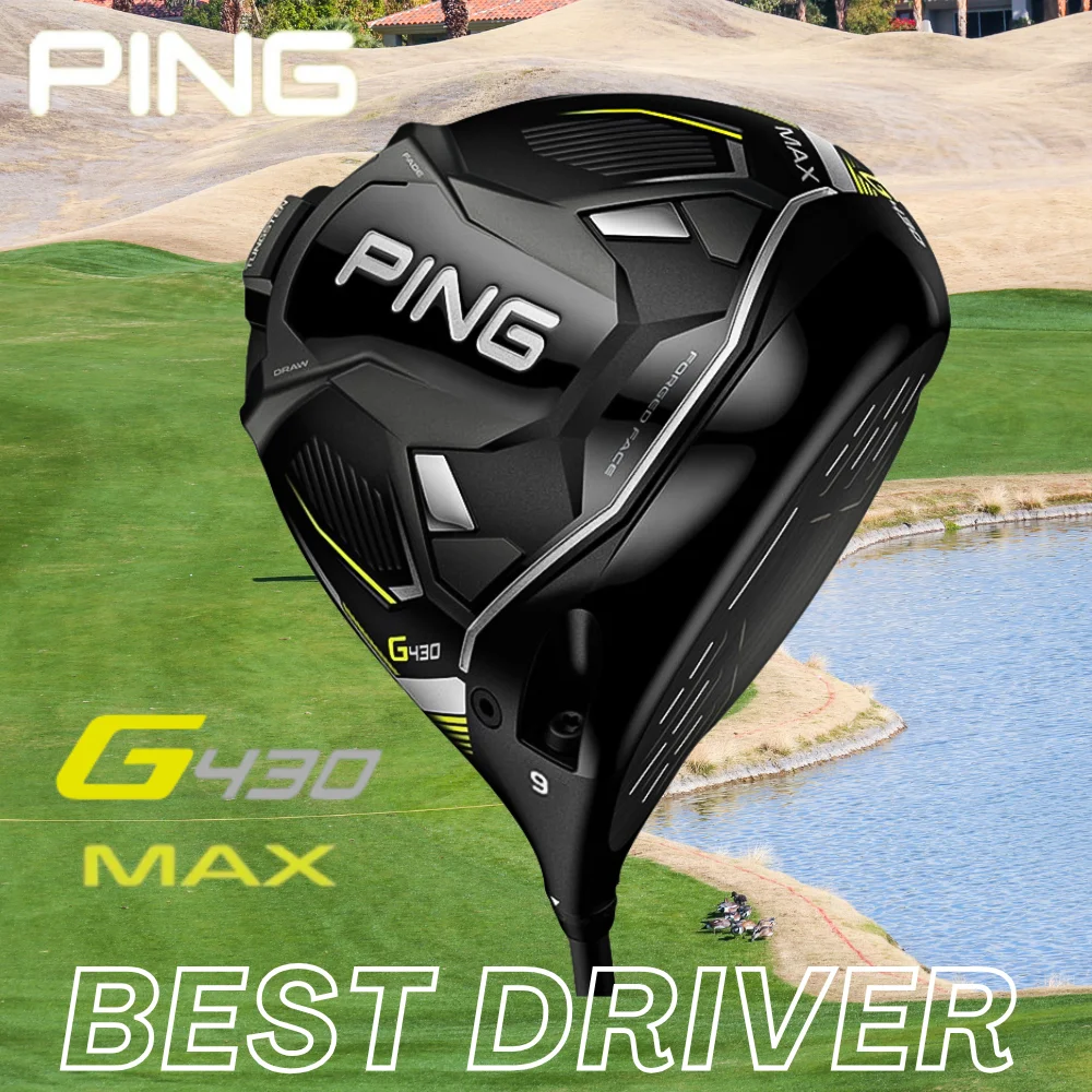 

PING Golf Clubs G430 MAX Driver Golf 1 Wood 9/10.5 Degree with R/SR/S Graphite Shaft with Headcovers Height Fault Tolerance